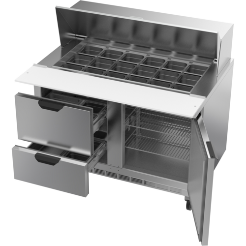 Garland Beverage Air SPED48HC-18M-2 Refrigerated Counter, Mega Top Sandwich / Salad Unit