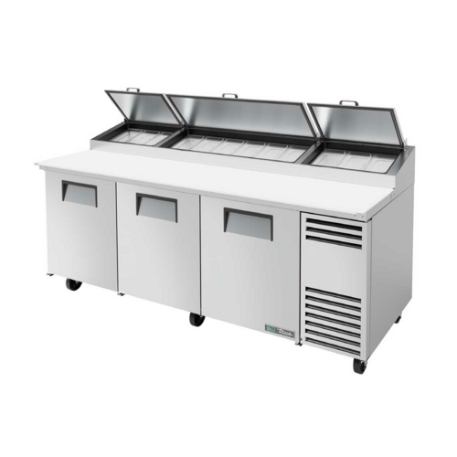 True Refrigeration Core Models TPP-AT2-93-HC Refrigerated Counter, Pizza Prep Table