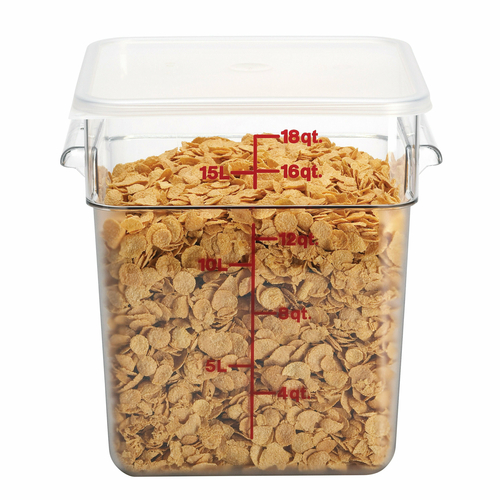 Cambro CamSquare® 18SFSCW135 Food Storage Container