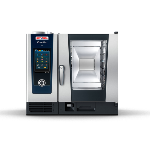 RATIONAL Quick Ship ICP 6-HALF NG 120V 1PH AD-QS Combi Oven, Gas