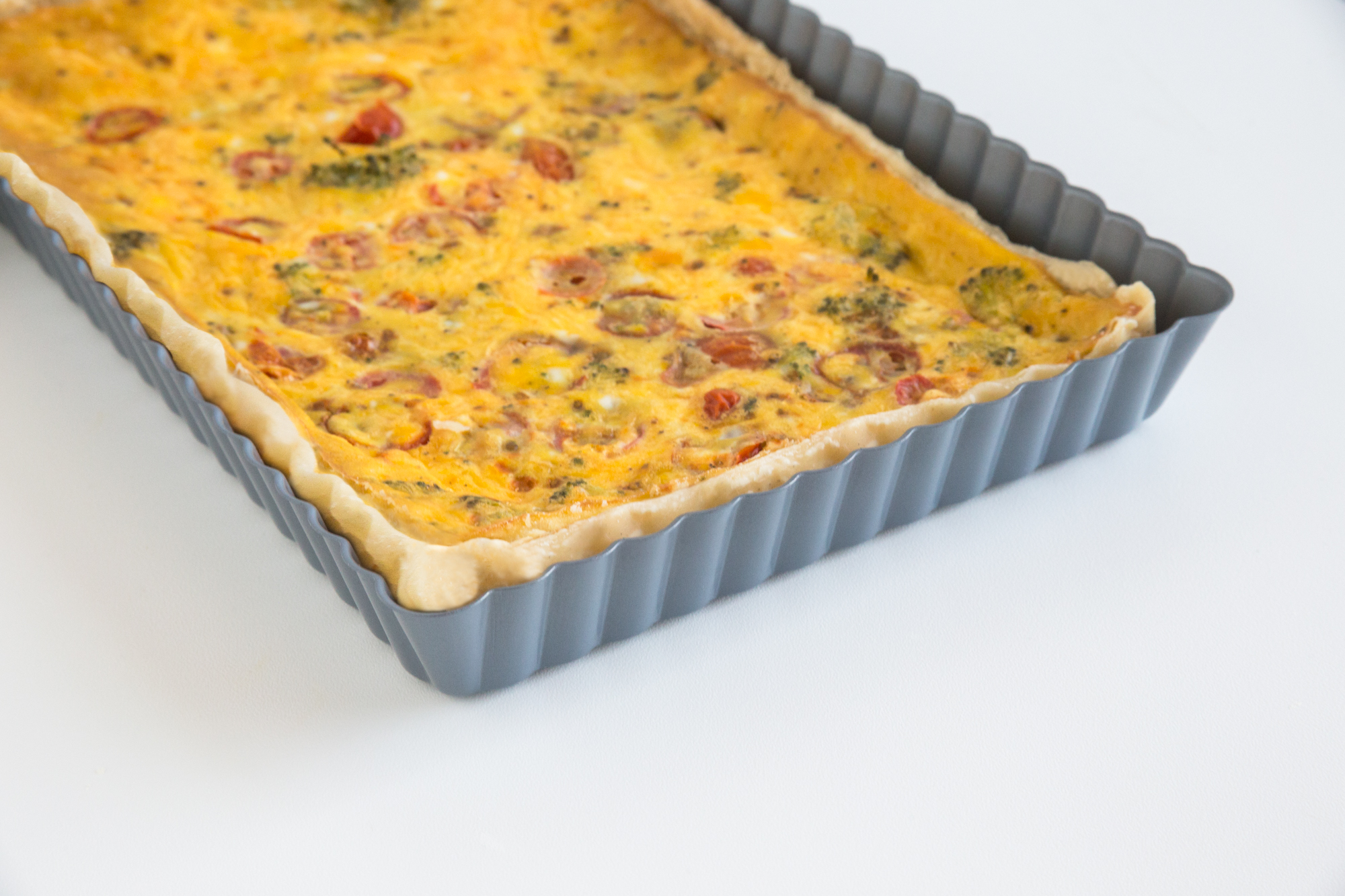 Fox Run 44505 11 Inch Non Stick Rectangular Loose Bottom Quiche Pan