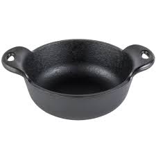 Lodge HMSB Heat-Treated 12 Ounce Cast Iron Mini Serving Bowl