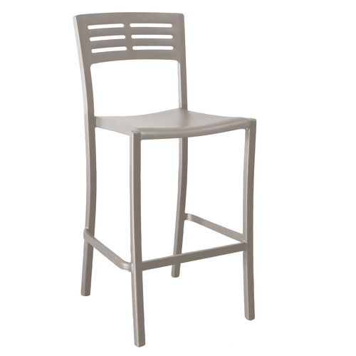 Grosfillex Vogue UT638181 Bar Stool, Stacking, Outdoor