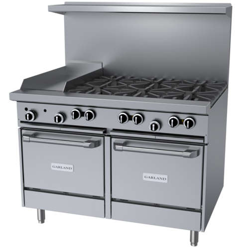 Garland US Range G48-6G12LL Range, 48" Restaurant, Gas