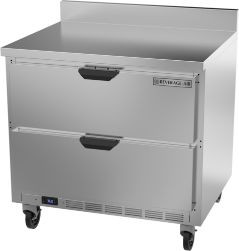 Garland Beverage Air WTRD36AHC-2-FIP Refrigerated Counter, Work Top