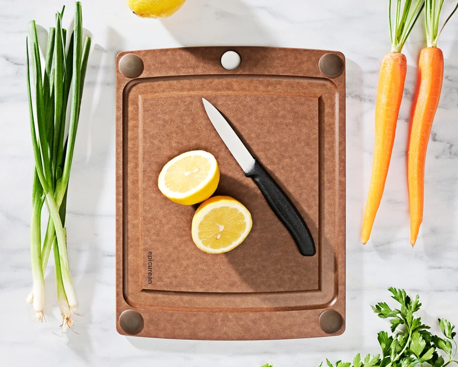 Epicurean 505-120903002 Cutting Board 11 1/2" x 9" x 1/4" All-In-One Nutmeg/Brown