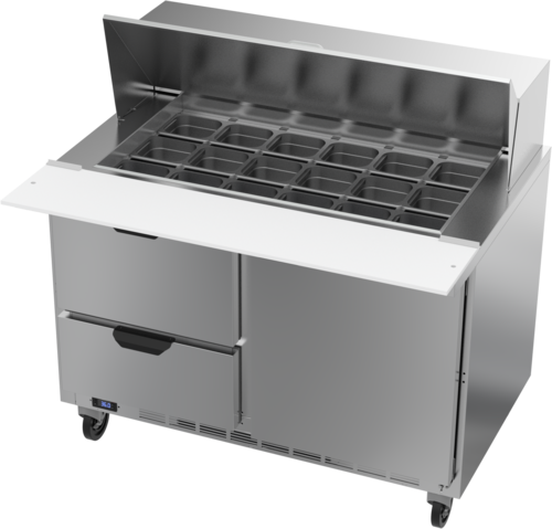 Garland Beverage Air SPED48HC-18M-2 Refrigerated Counter, Mega Top Sandwich / Salad Unit