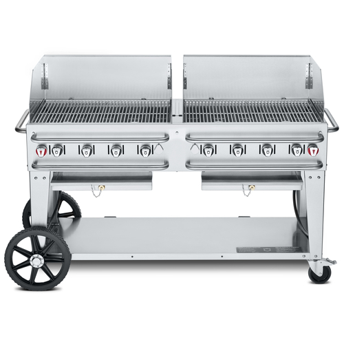 Crown Verity Mobile Cooking CV-RCB-60WGP-SI-BULK Charbroiler, Gas, Outdoor Grill