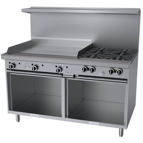 Garland US Range G60-4G36SS Range, 60" Restaurant, Gas