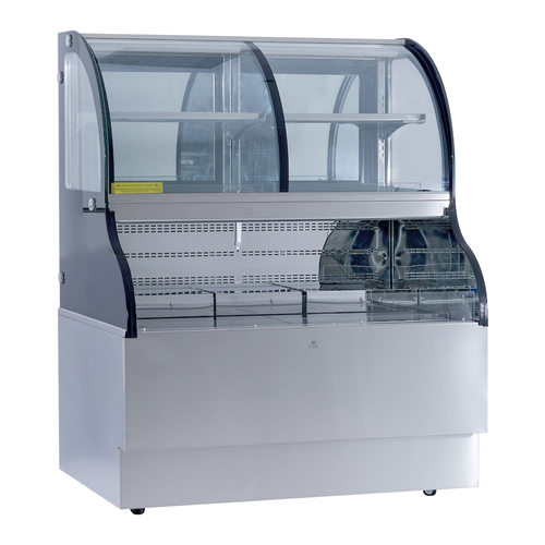 New Air Refrigeration NCC-48-SS Display Case, Refrigerated, Dual Serve