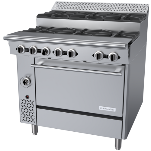 Garland C36-6SUR Range, 36" Heavy Duty, Gas