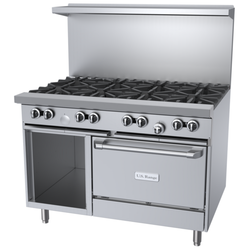 Garland US Range U48-8RS Range, 48" Restaurant, Gas