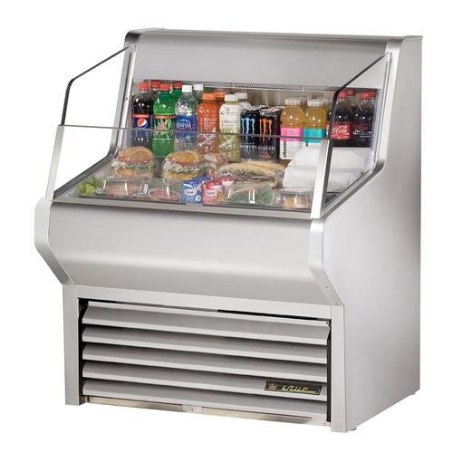 True Refrigeration Non-Core Models THAC-36-S-HC-LD Merchandiser, Open Refrigerated Display
