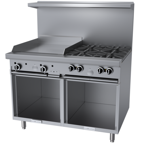Garland US Range G48-4G24SS Range, 48" Restaurant, Gas