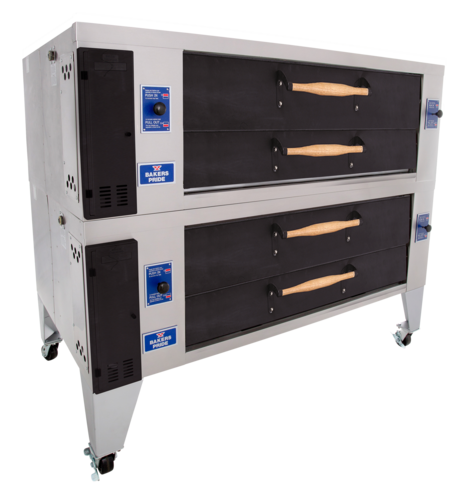 Bakers Pride Super Deck Series Y-802BL-DSP Pizza Bake Oven, Deck-Type, Gas