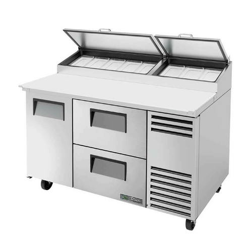 True Refrigeration Non-Core Models TPP-AT-60D-2-HC Refrigerated Counter, Pizza Prep Table