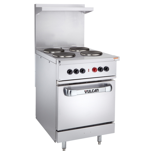 Vulcan Canada EV24S-4FP-208 Range, 24" Restaurant, Electric