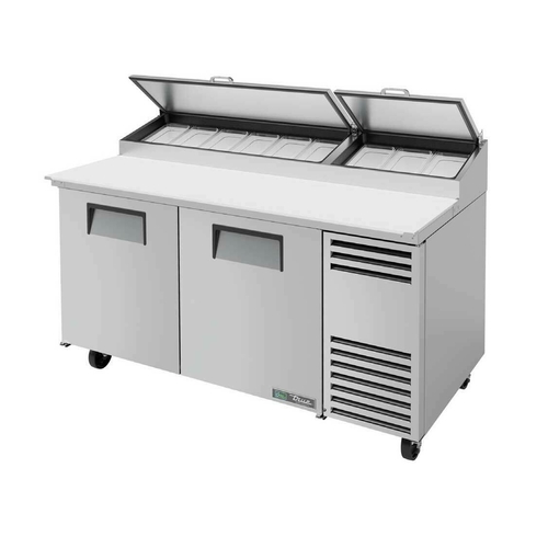 True Refrigeration Core Models TPP-AT-67-HC Refrigerated Counter, Pizza Prep Table