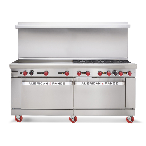 American Range AR-24G-8B-DSB Range, 72" Restaurant, Gas