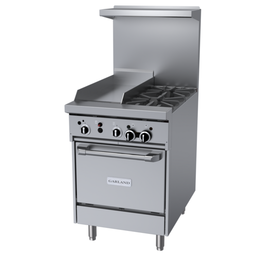 Garland US Range GF24-2G12L Range, 24" Restaurant, Gas