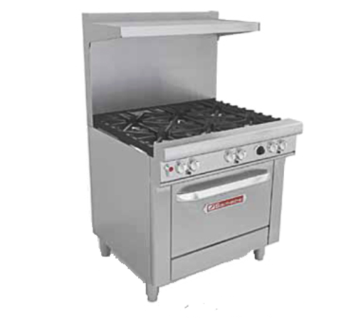 Southbend Ultimate H4361A Range, 36" Restaurant, Gas/Electric