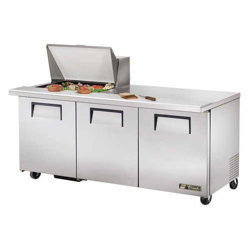 True Refrigeration Non-Core Models TSSU-72-12M-B-HC Refrigerated Counter, Mega Top Sandwich / Salad Unit