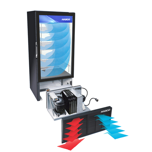 HABCO Manufacturing Impulse Cold Space™ ESM10HC Refrigerator, Merchandiser