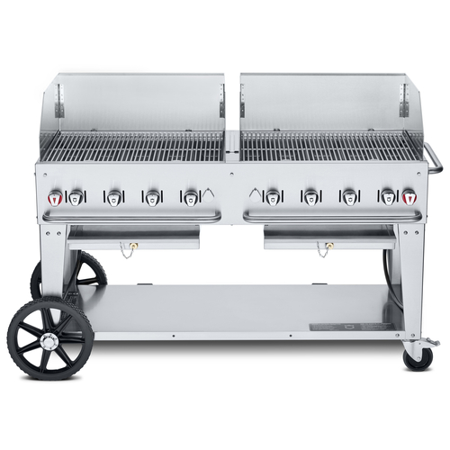 Crown Verity Mobile Cooking CV-MCB-60-SI50/100-WGP Charbroiler, Gas, Outdoor Grill