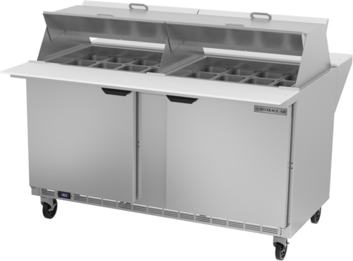 Garland Beverage Air SPE60HC-24M-DS Refrigerated Counter, Mega Top Sandwich / Salad Unit