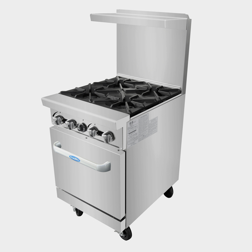 Atosa CookRite AGR-4B-LP Range, 24" Restaurant, Gas