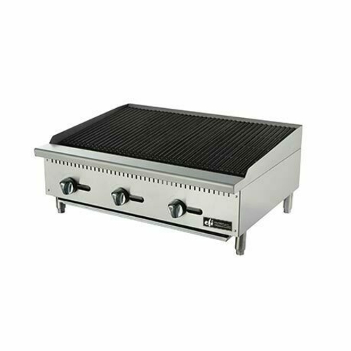 EFI Versa Heat RCTCB-36P Charbroiler, Gas, Countertop