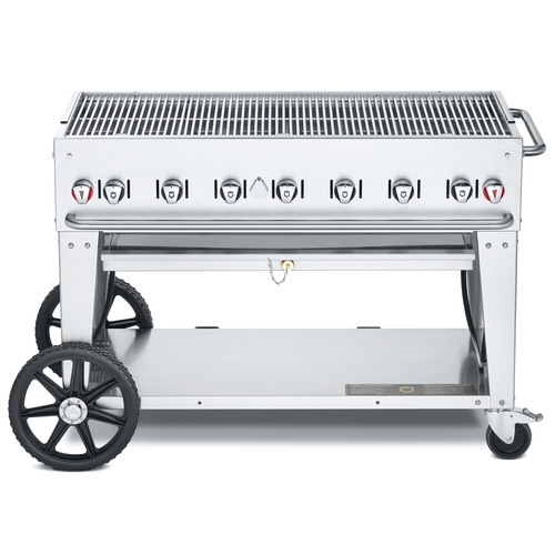 Crown Verity Mobile Cooking CV-MCB-48-SI BULK Charbroiler, Gas, Outdoor Grill