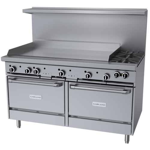 Garland US Range G60-2G48RR Range, 60" Restaurant, Gas