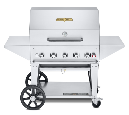 Crown Verity Mobile Cooking CV-MCB-36PRO Charbroiler, Gas, Outdoor Grill