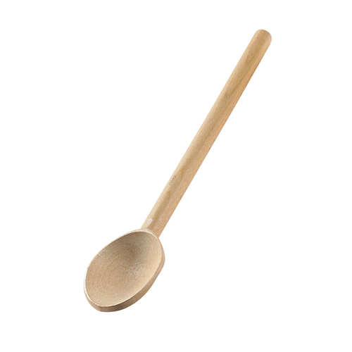 Browne Foodservice 744564 14" Super Deluxe Wooden Spoon H/D