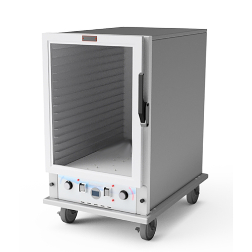 Lockwood Manufacturing CA37-PFIN-14CD-L Heated Holding Proofing Cabinet, Mobile, Half-Height