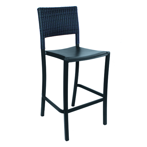 Grosfillex Java UT927002 Bar Stool, Stacking, Outdoor