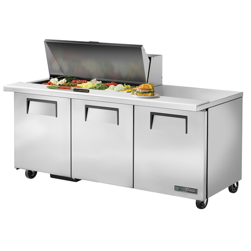 True Refrigeration Non-Core Models TSSU-72-18M-B-HC Refrigerated Counter, Mega Top Sandwich / Salad Unit