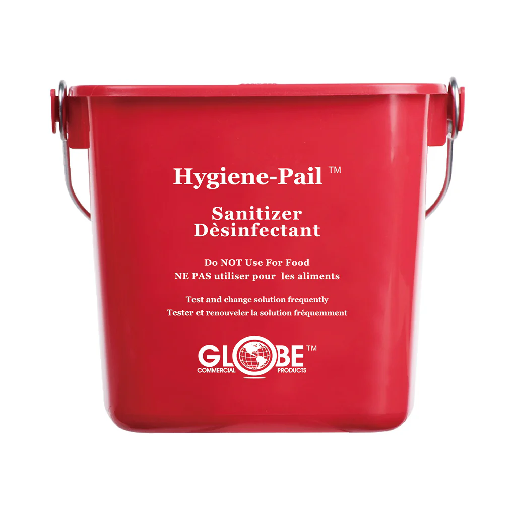 Globe 3616R 6qt Red Cleaning Bucket