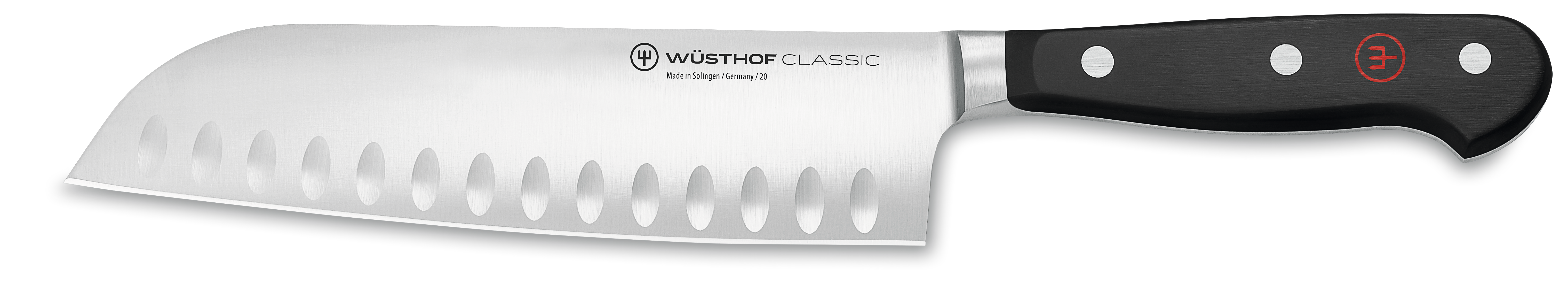 Wüsthof 1040131317 7 Inch Classic Hollow Edge Santoku