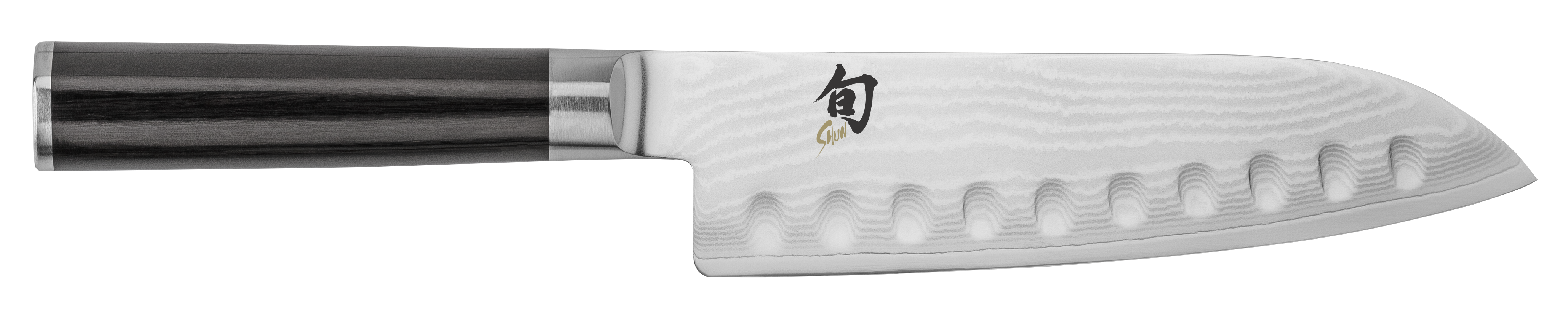 Shun DM0718 7 Inch Classic Hollow Ground Santoku
