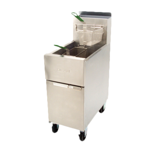 Garland Dean SR142G Fryer, Gas, Floor Model, Full Pot