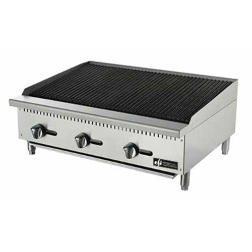 EFI Versa Heat RCTRC-36P Charbroiler, Gas, Countertop
