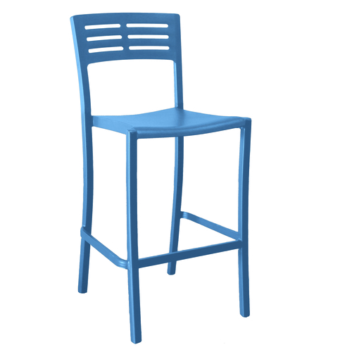Grosfillex Vogue UT739680 Bar Stool, Stacking, Outdoor