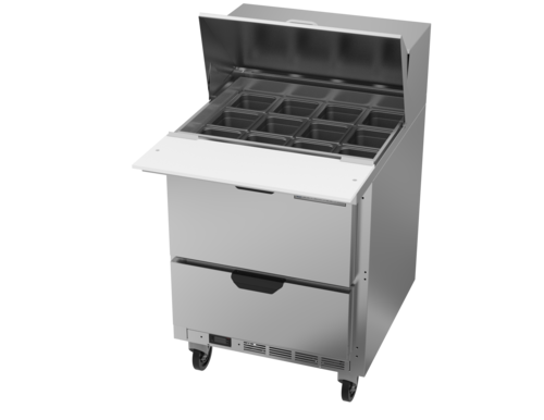 Garland Beverage Air SPED27HC-12M-B Refrigerated Counter, Mega Top Sandwich / Salad Unit