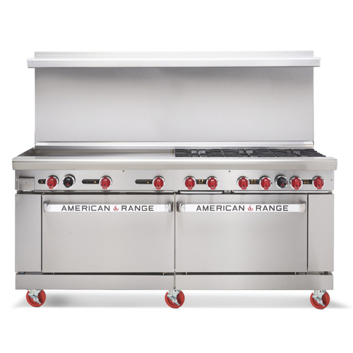 American Range AR-36G-6B Range, 72" Restaurant, Gas