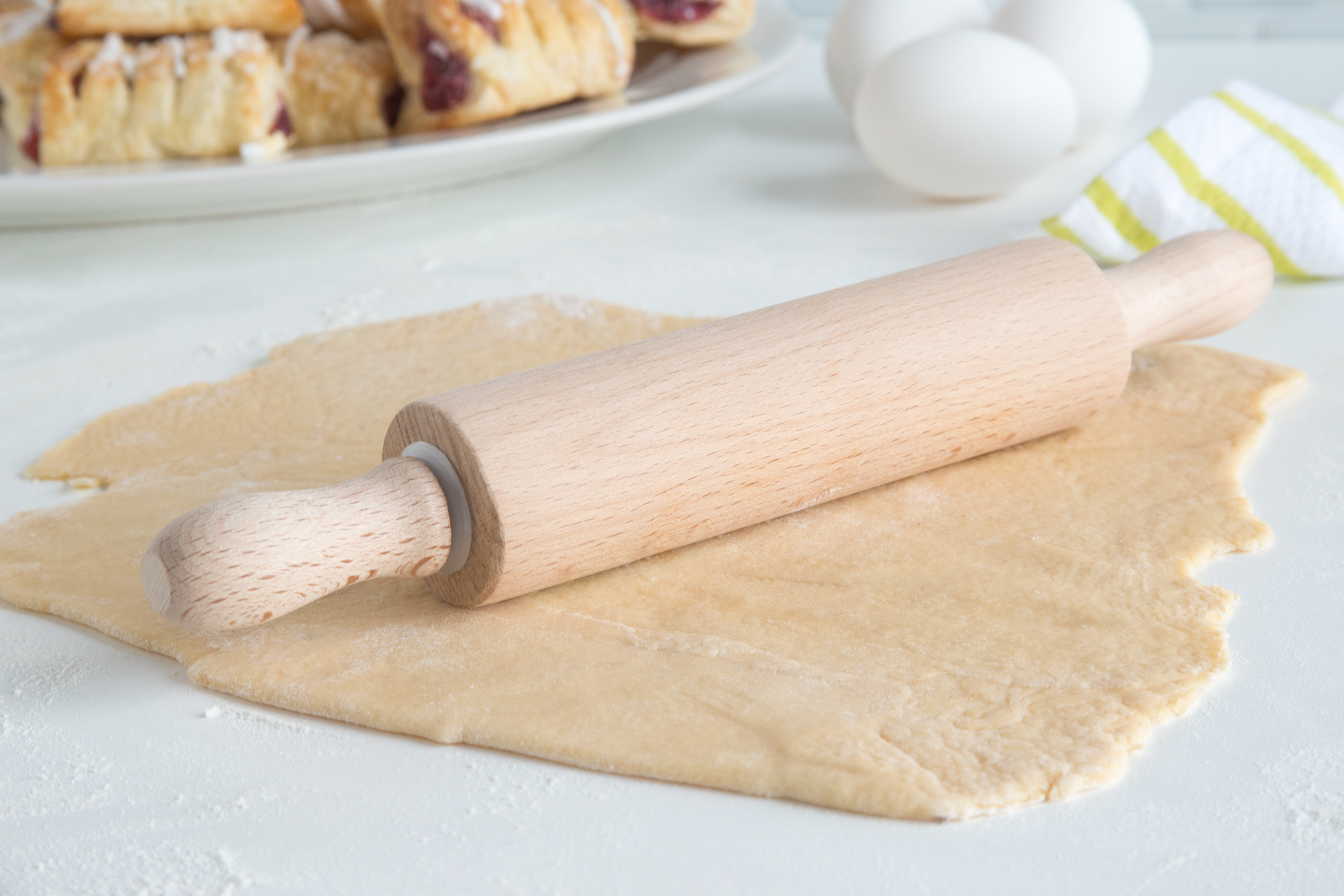 Fox Run 4038 8 Inch Wooden Rolling Pin