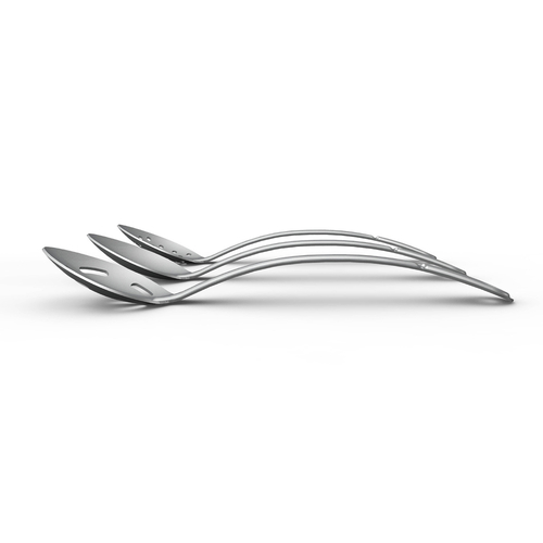 Browne Foodservice Renaissance 4776 Serving Spoon, Perforated