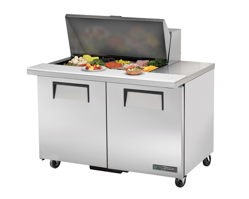 True Refrigeration Non-Core Models TSSU-48-15M-B-HC Refrigerated Counter, Mega Top Sandwich / Salad Unit