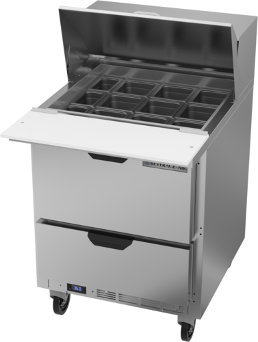 Garland Beverage Air SPED27HC-12M Refrigerated Counter, Mega Top Sandwich / Salad Unit